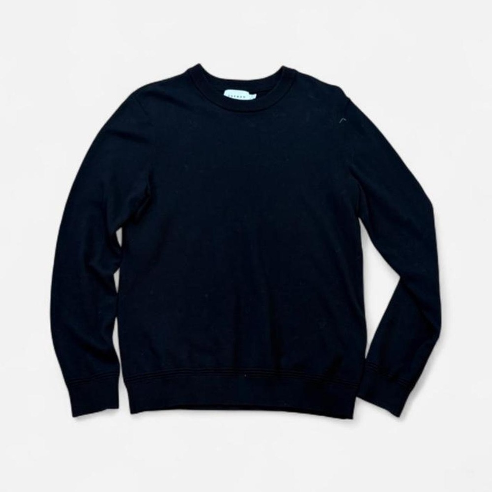 Topman Black Crewneck Sweater Small